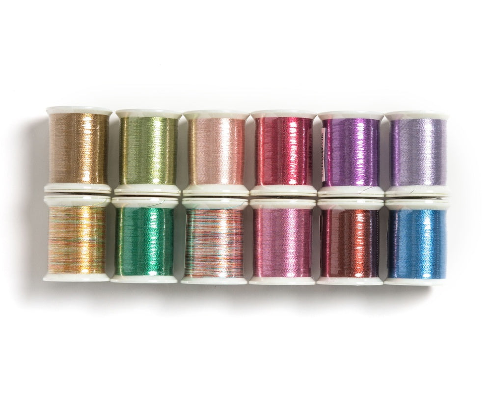 Metallics Spool 12 Spool Set