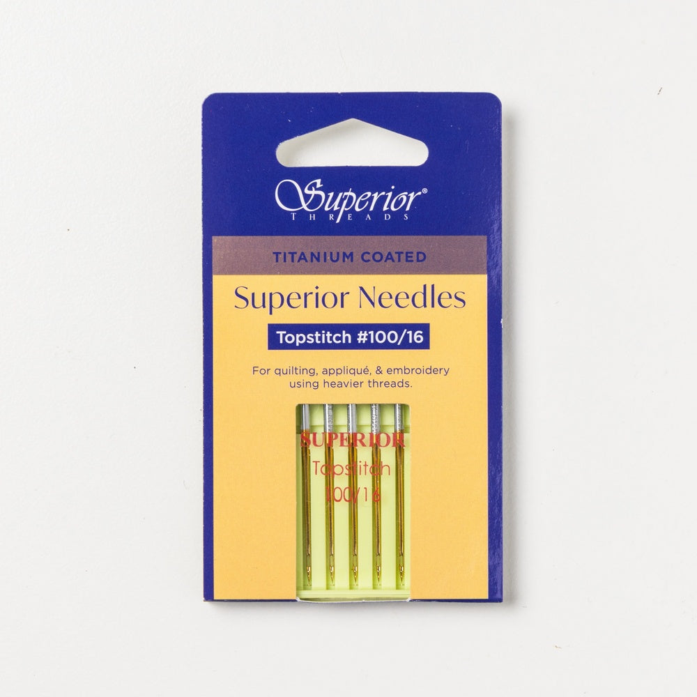 #100/16 Topstitch Titanium-coated Needles