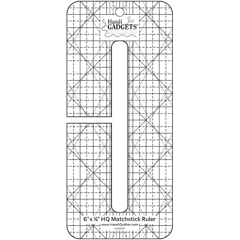 Matchstick Ruler 6" x 1/8"