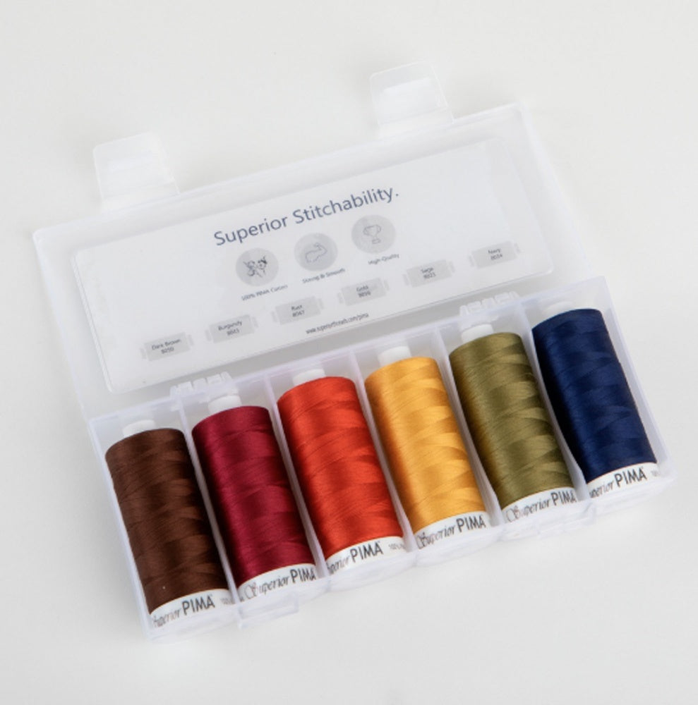 Pima 6 spool collection: Darks