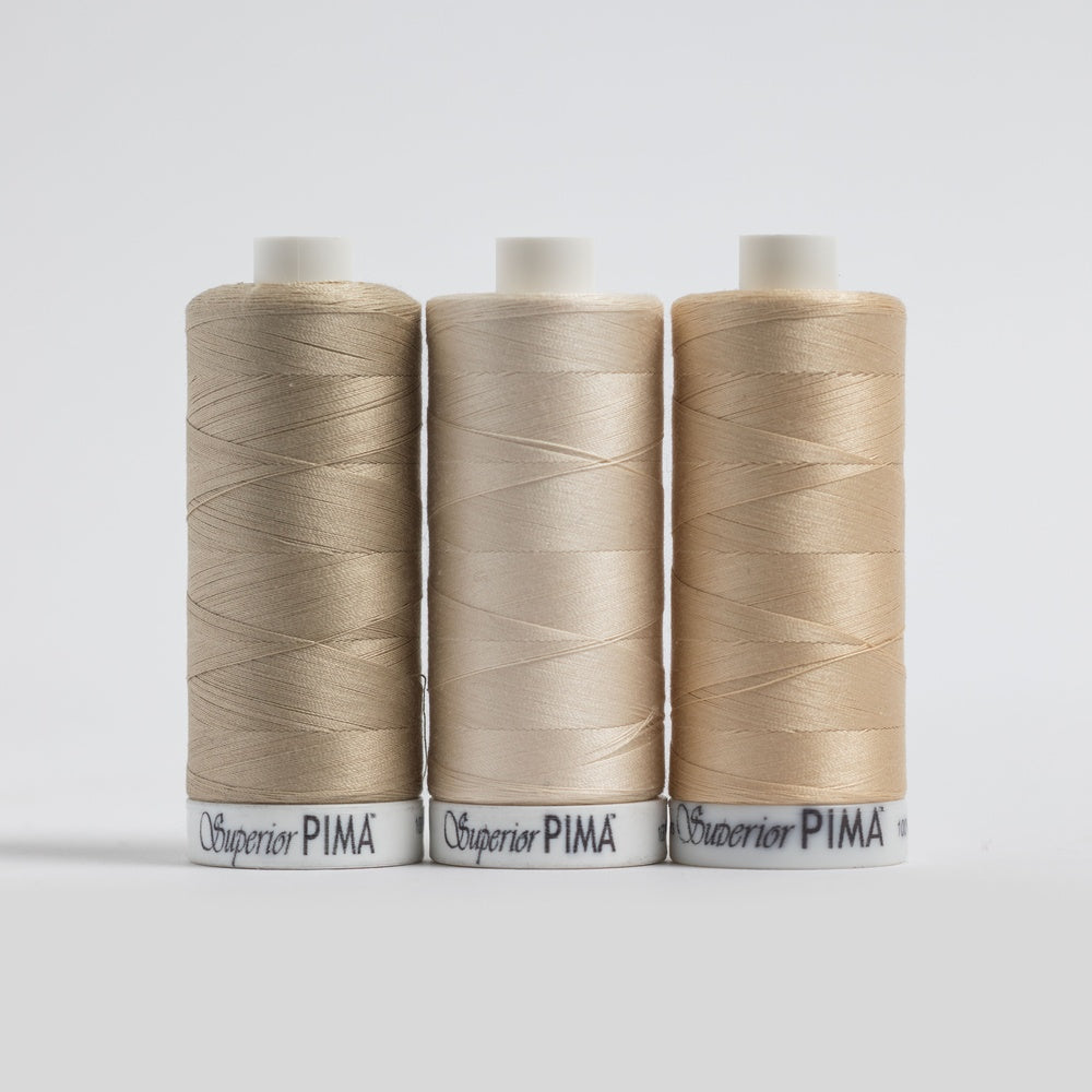 PIMA 3 Spool Set - Sand Castles Beige