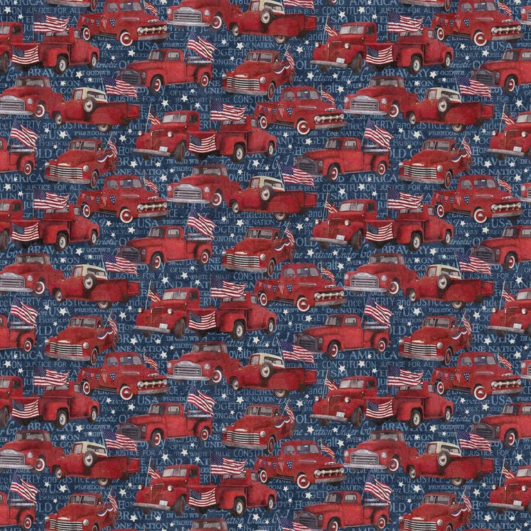 DP25336-49 Stonehenge Stars & Stripes Navy