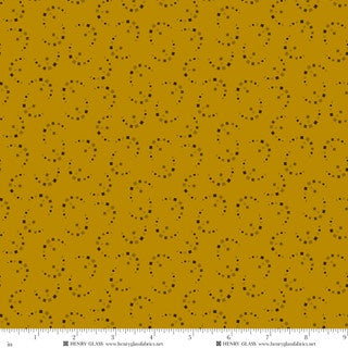 2464-404 Harvest Thyme - Crescent Toss - Mustard - Kim Diehl