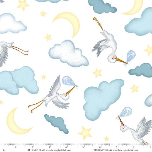 Special Delivery - Storks - White - Sharon Kuplack - 2509-07