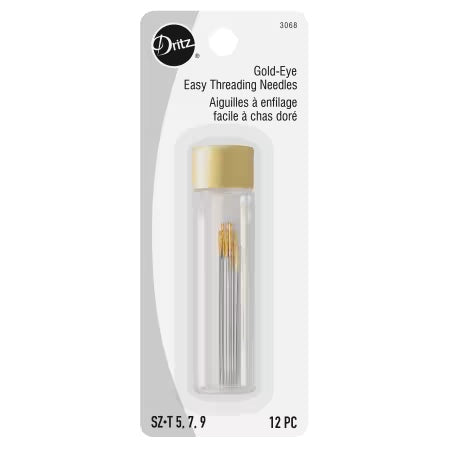 Needles - Gold-Eye Easy Threading Needles - Dritz - 3068