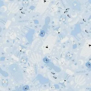 OA-447982 Woodland Animals Blue