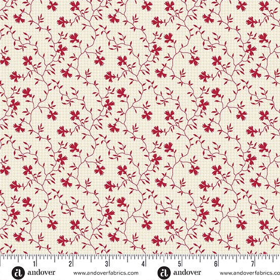 Americana by Andover Fabrics Vine Cream