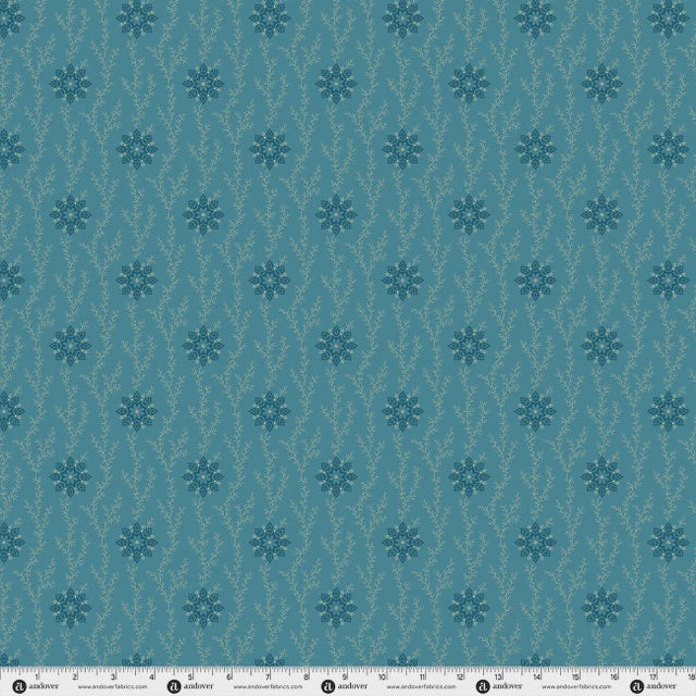 Secret Stash Blue Willow Linen and Lace Marine A-10540-B