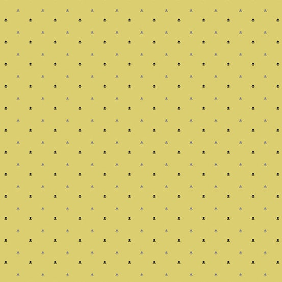 Frond by Andover Fabrics Dot Yellow