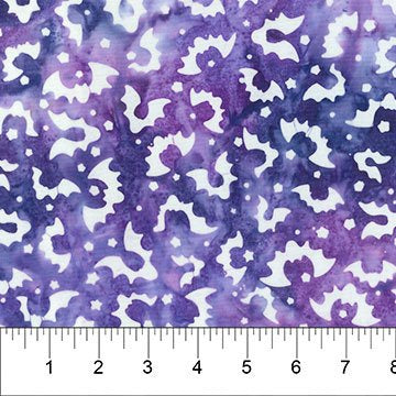 83001-83 Violet Lots of Bats Banyan Batiks