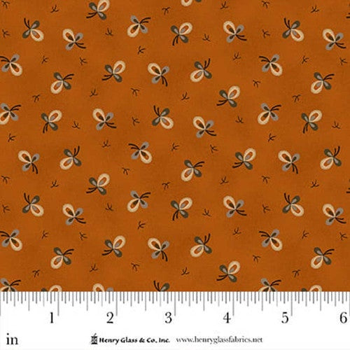 Flower Pot Prints - Ditsy Blooms - Orange - Kim Diehl - 1106-30