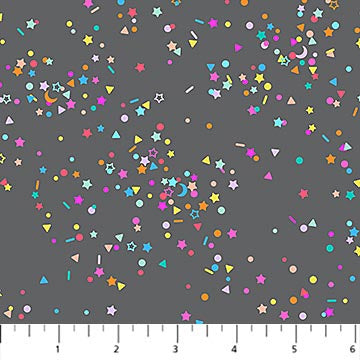 Dewfall Sprinkles Gray Multi 92093-95 FIGO