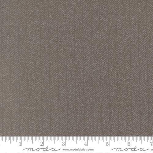 Flannel Gather Titanium Herringbone Basic