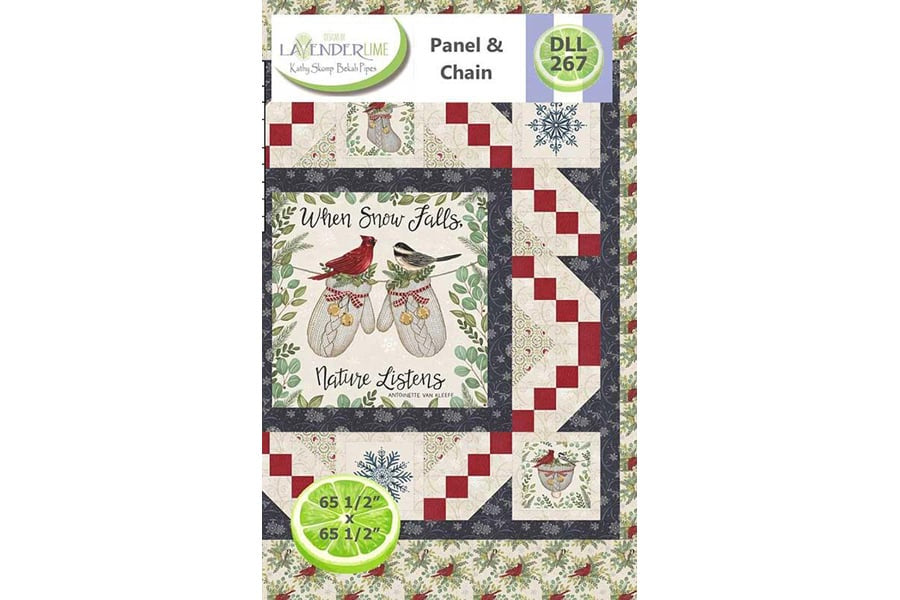 Lavender Lime Panel & Chain Quilt Sewing Pattern