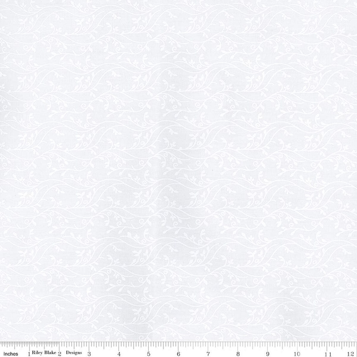 Batiks Flora - Noire Daisy - White - BT23680-110