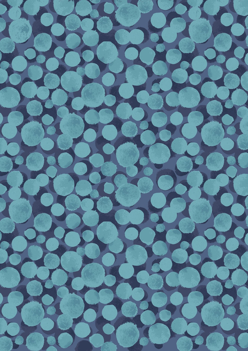 Bumbleberries Bubbly Blue Multi BB039