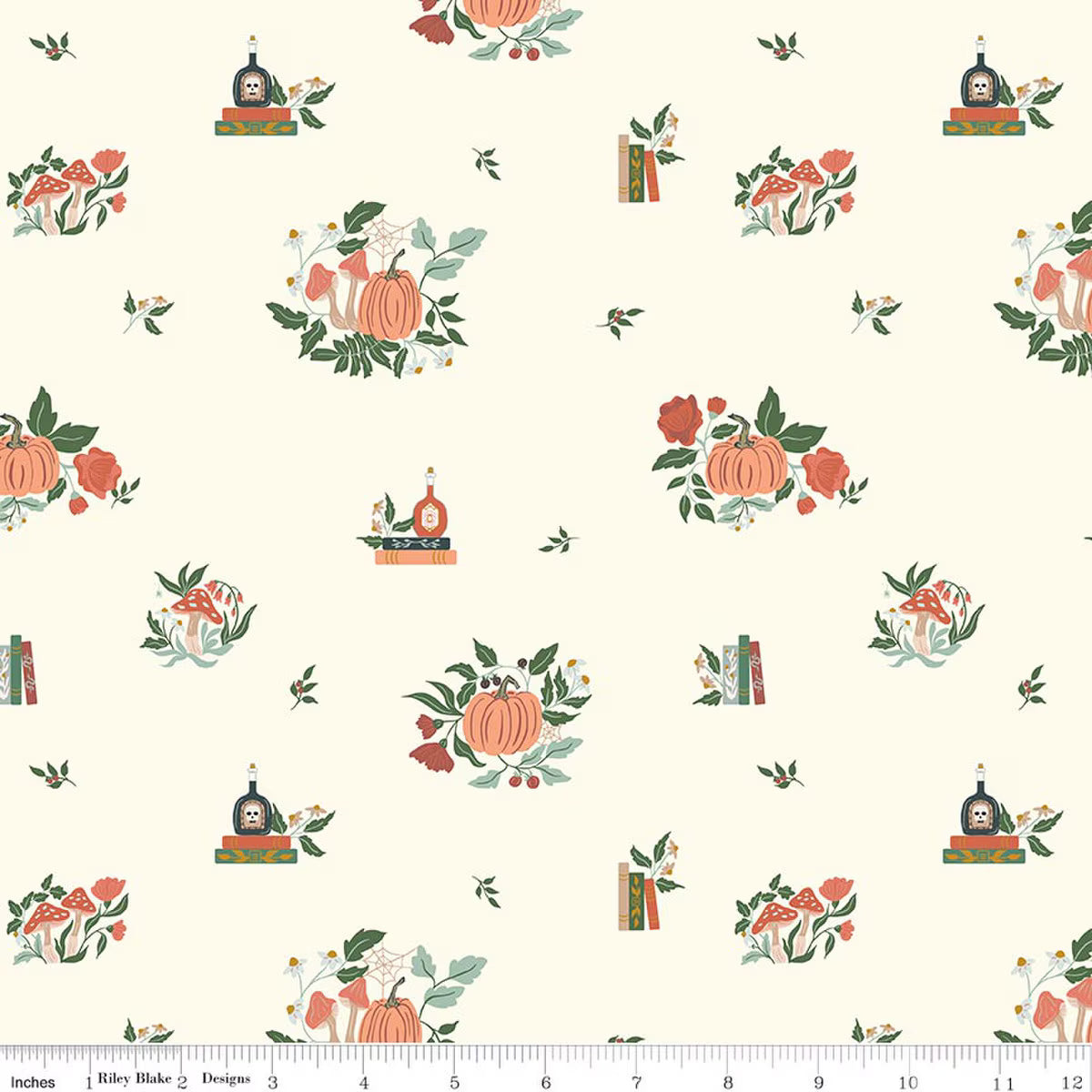 Apothecary - Botanicals - Cream - Amber Elliot - C17551-CREAM