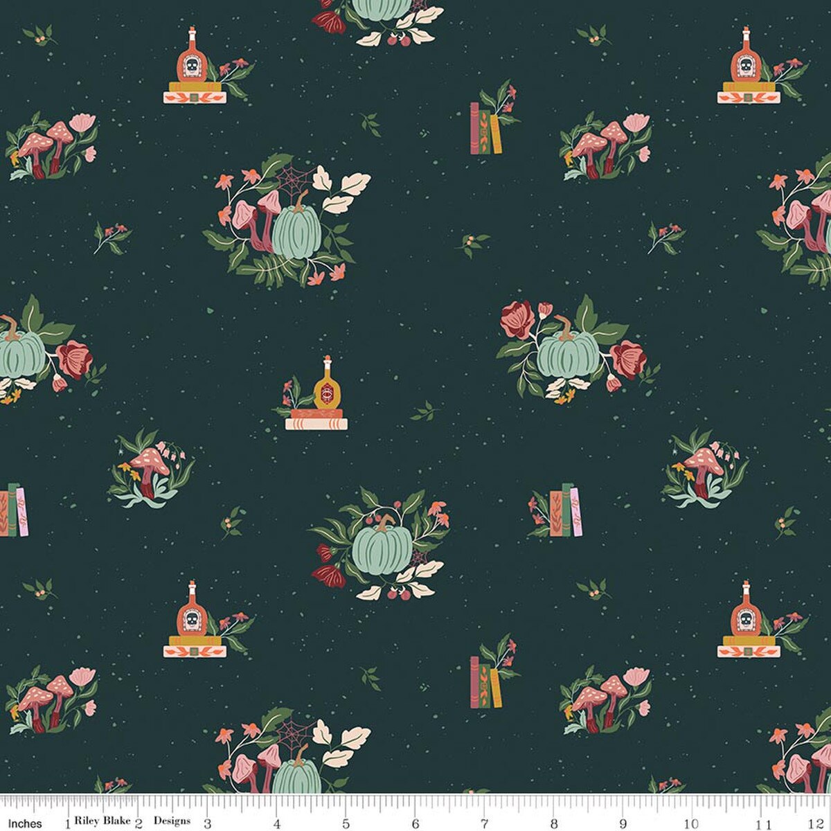 Apothecary - Botanicals - Deep Teal - Amber Elliot - C17551-DEEPTEAL