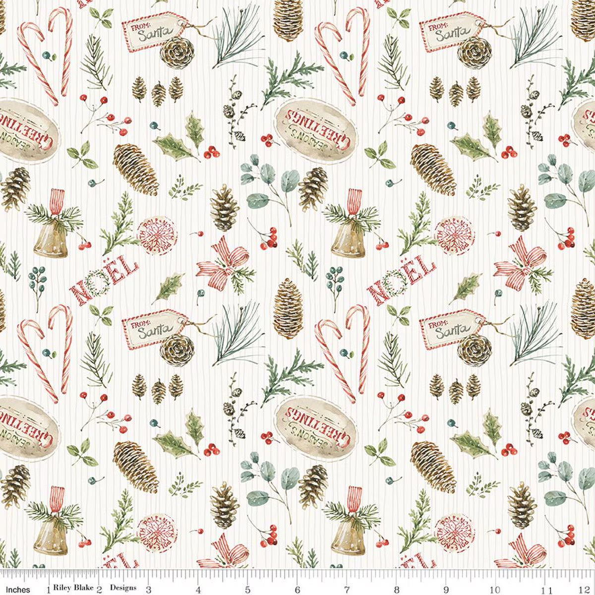 Holiday Spirity - Christmas Toss - Cream - Lisa Audit - CD17461-CREAM