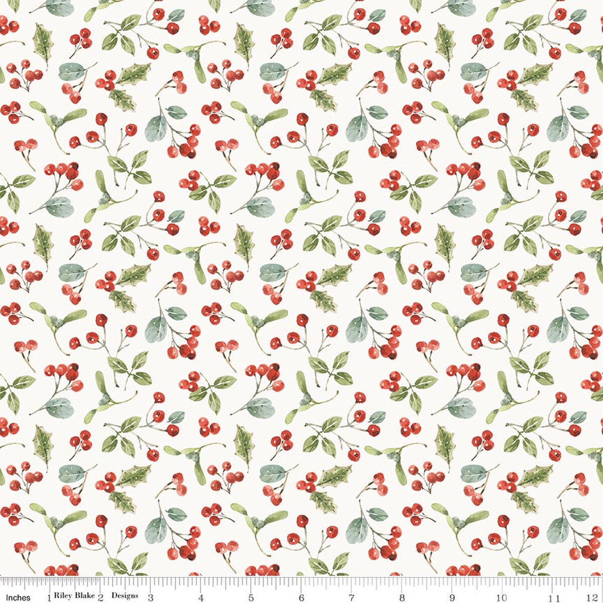 Holiday Spirity - Berries - Cream - Lisa Audit - CD17463-CREAM