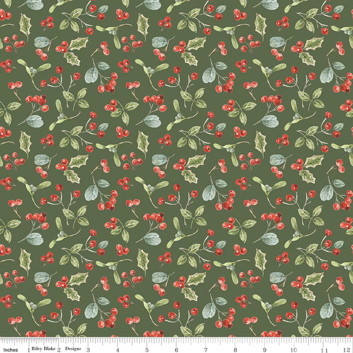 Holiday Spirity- Berries - Green- Lisa Audit - CD17463-GREEN