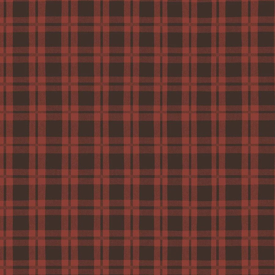 Y4809-82 Christmas Tails Red Plaid