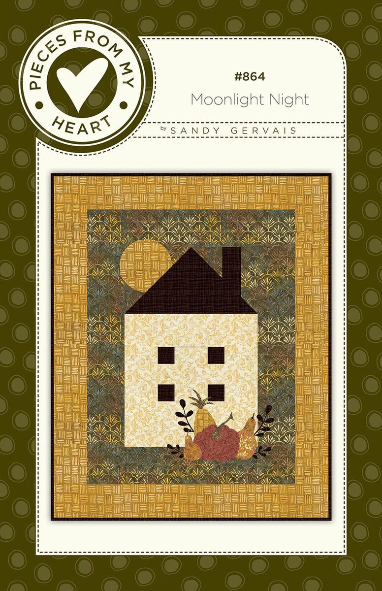 Moonlight Night Quilt Pattern - Sandy Gervais - P157-MOONLIGHTNIGHT