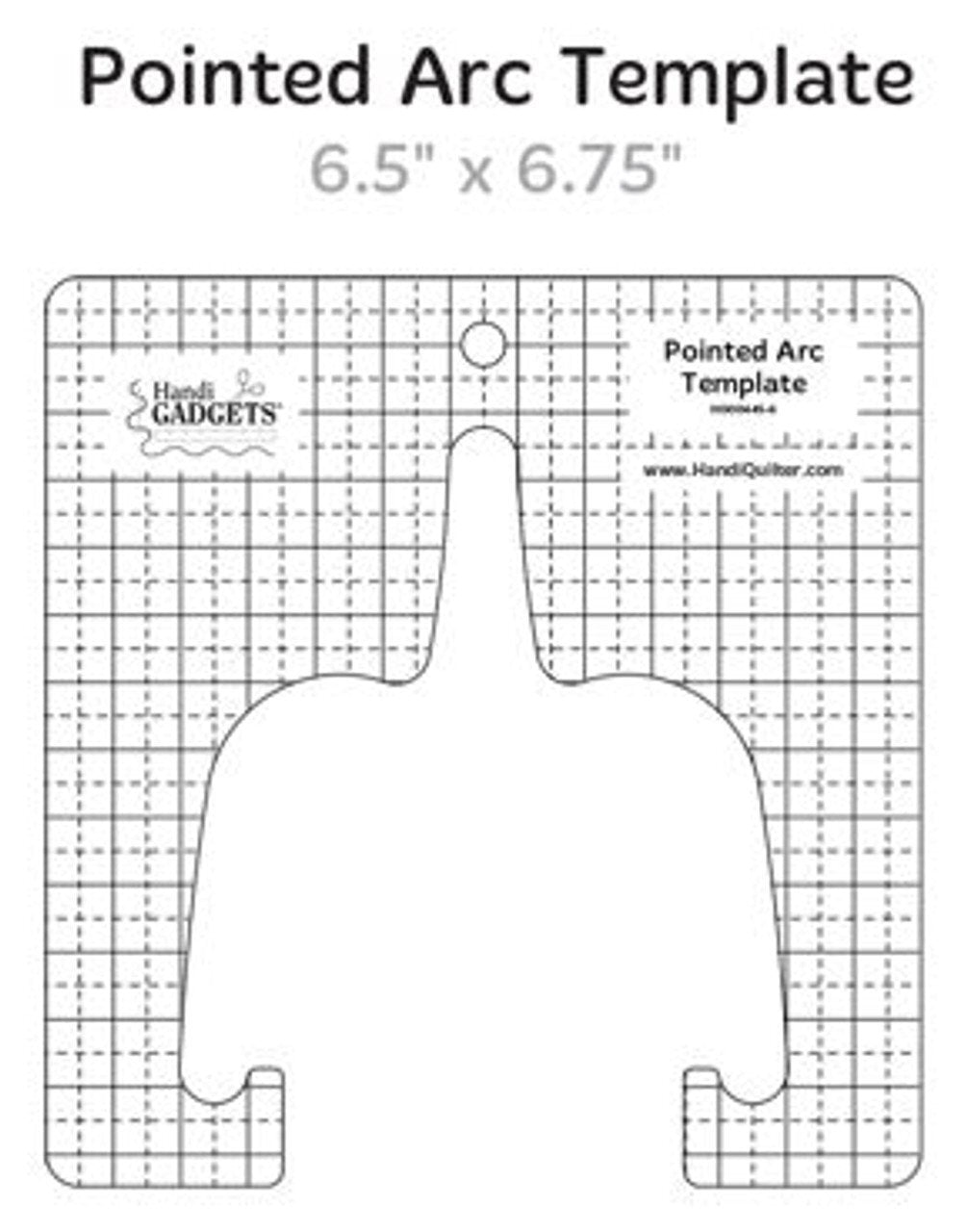 Pointed Arc Template
