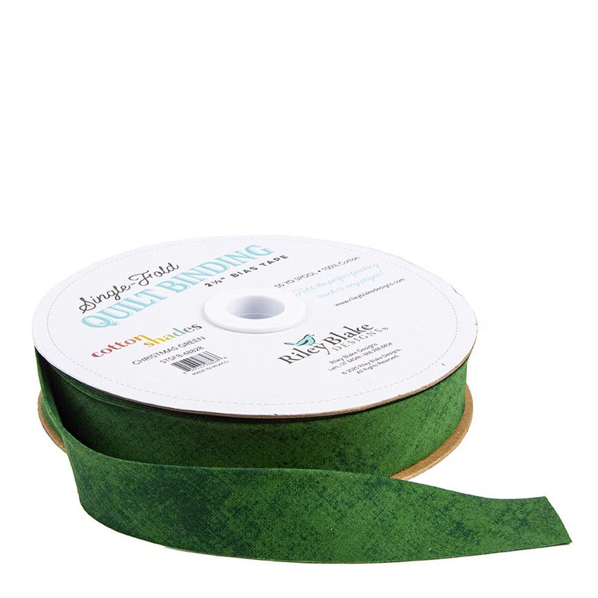 Single-Fold Quilt Binding Shade Christmas Green