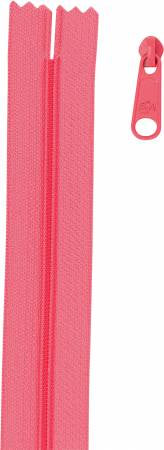 4 yards of 16mm #4.5 zipper chain and 16 Ex-Large Coordinated Pulls Coral