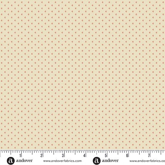 Laundry Line by Laundry Basket Quilts Seed Cream Seed Cream Pink