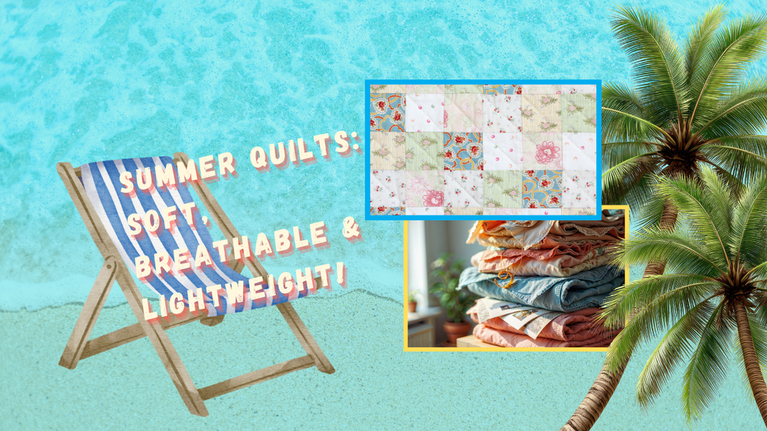 Summer quilts: Soft, breathable & lightweight!