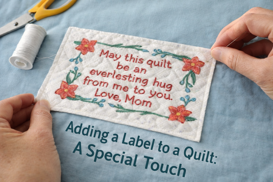 Labeling your quilt: Why you should & ways to do it!