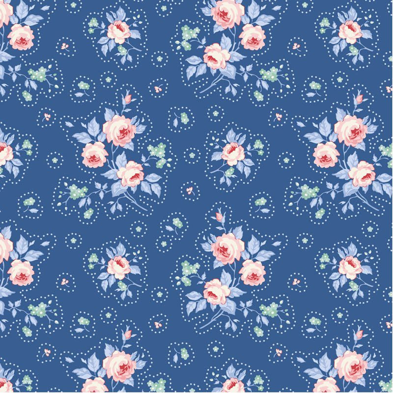 100679 First Kiss Denim Tilda Something Blue