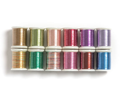 Metallics Spool 12 Spool Set