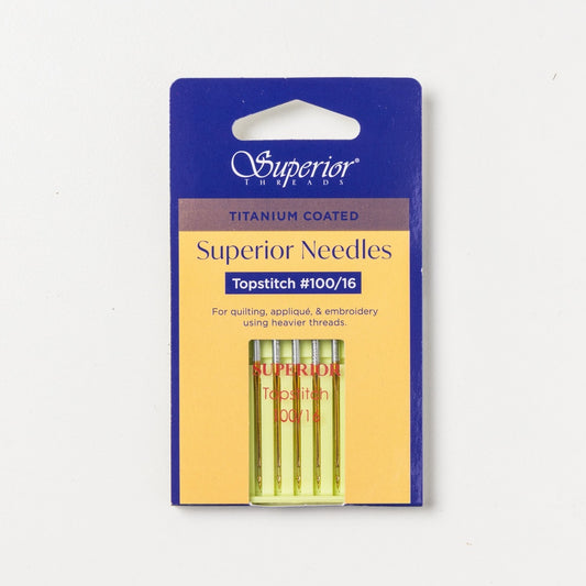 #100/16 Topstitch Titanium-coated Needles