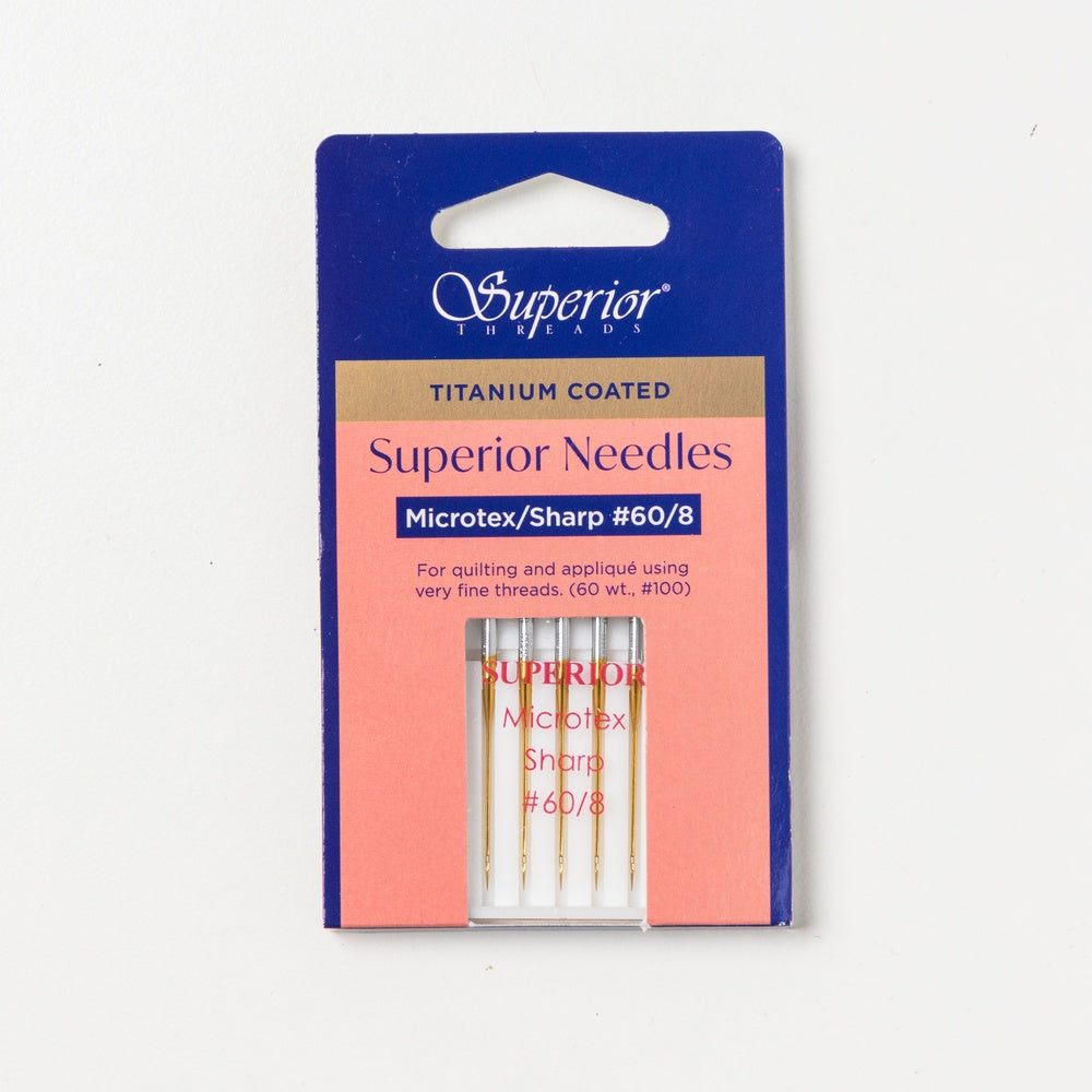 #60/8 MicroTex Titanium-coated Needles