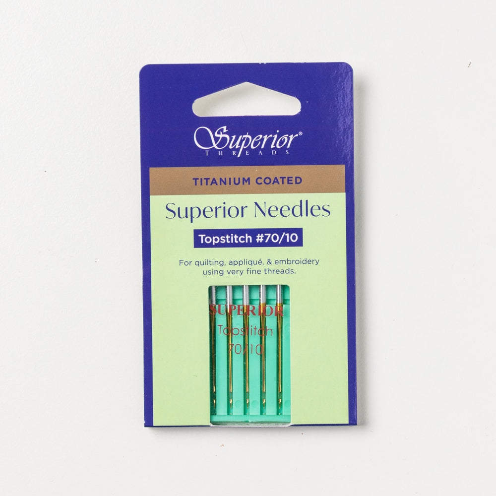 #70/10 Topstitch Titanium-coated Needles