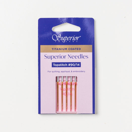 #90/14 Topstitch Titanium-coated Needles