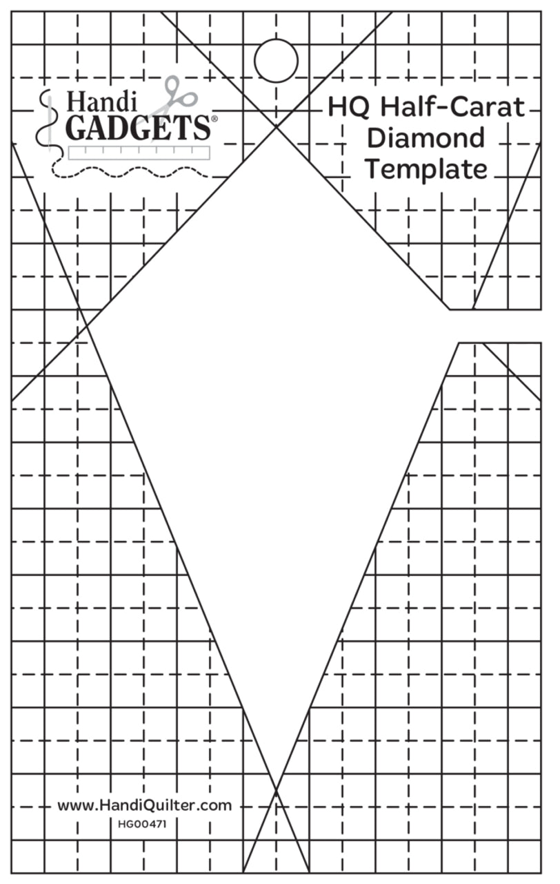 Half-Carat Diamond Template