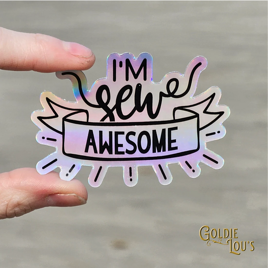 I'm Sew Awesome Sticker
