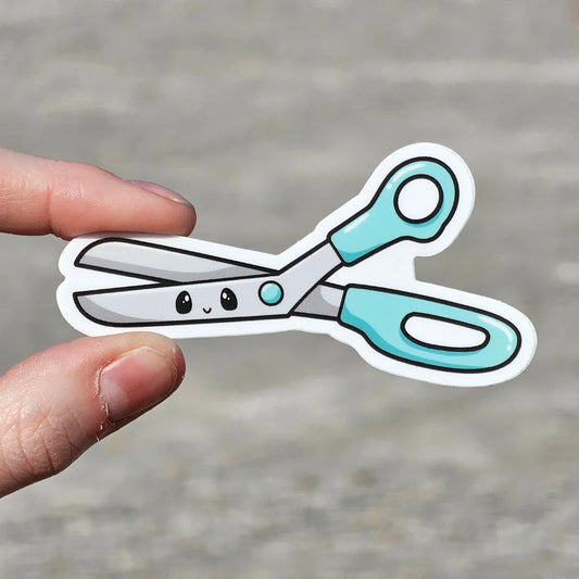 Cute Scissors Sticker