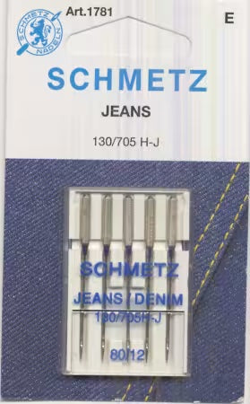 Needles - Schmetz Denim/Jeans Machine Needle Size 12/80 - 1781