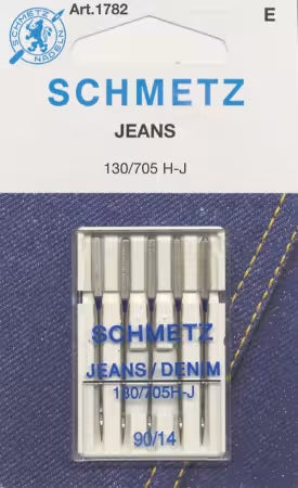 Needles - Schmetz Denim/Jeans Machine Needle Size 14/90 - 5 pack - 1782