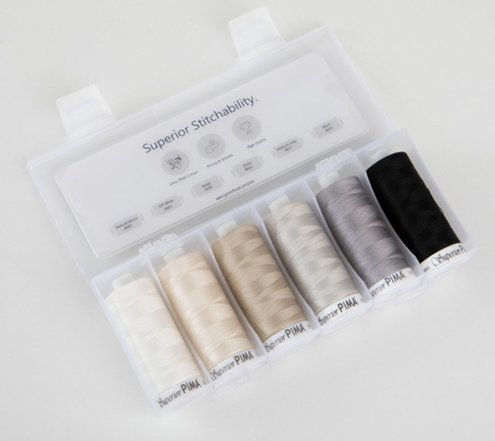 Pima 6 spool collection: Neutrals