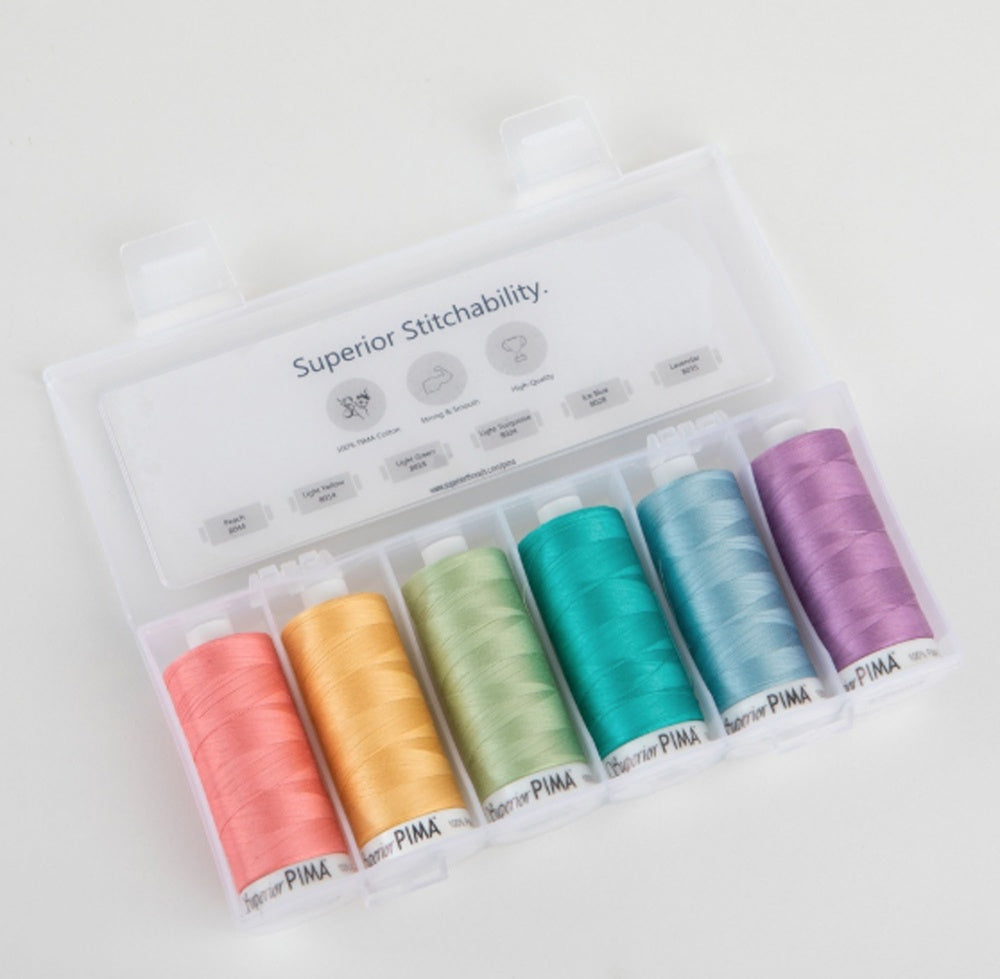 Pima 6 spool collection: Pastels