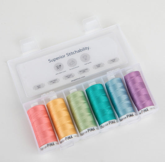 Pima 6 spool collection: Pastels