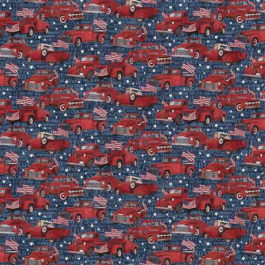 DP25336-49 Stonehenge Stars & Stripes Navy