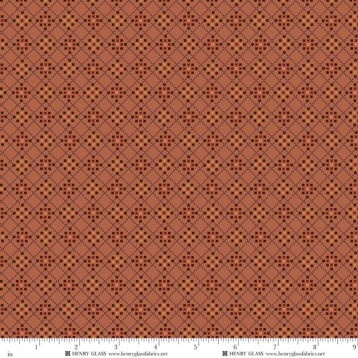 2460-80 Harvest Thyme - Waffle Weave - Terracotta - Kim Diehl