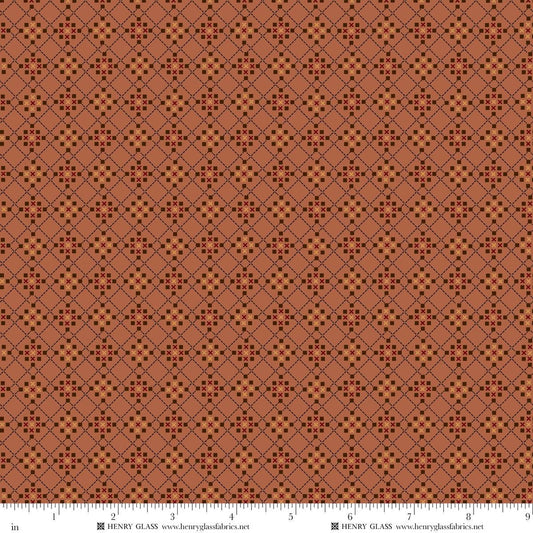 2460-80 Harvest Thyme - Waffle Weave - Terracotta - Kim Diehl